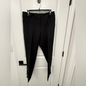 TALBOTS HAMPSHIRE LIGHTWEIGHT DOUBLE CLOTH STRAIGHT ANKLE PANTS - BOW HEM